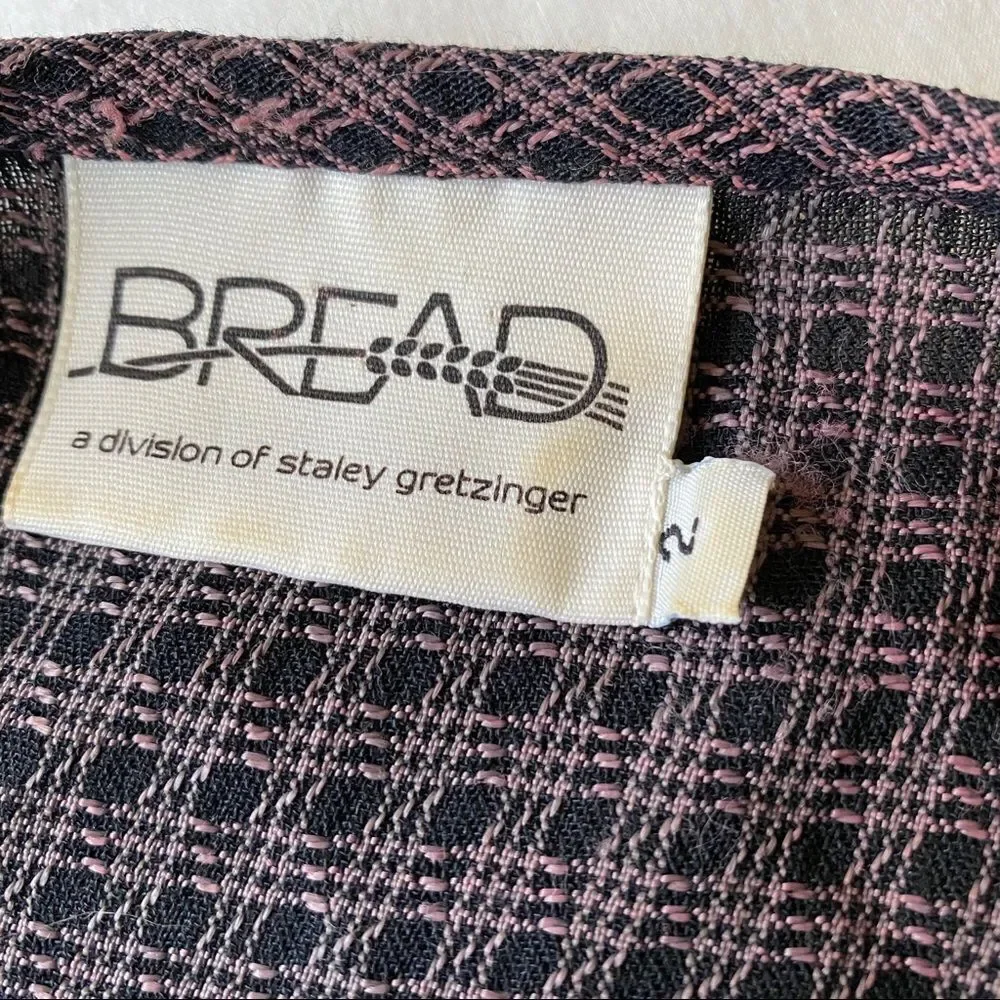 BREAD By Staley Gretzinger plaid 2 pieces set M